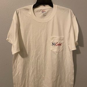 Plain white Lacroix Nicola shirt